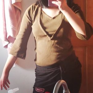 Small Green Navy Shirt